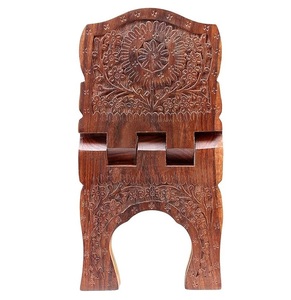 ที่ตั้งหนังสือ Gita พระคัมภีร์กุรอานแกะสลักทำด้วยมือทำจากไม้สำหรับบ้านสำนักงาน - Product Image 6