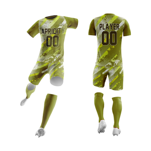 ชุดเล่นฟุตบอล unisex มาใหม่ชุดยูนิฟอร์มกีฬาพิมพ์ลายโลโก้ตามสั่งเสื้อดีไซน์ที่ดีที่สุดและเสื้อ - Product Image 3