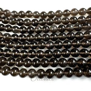 Cuentas de Cuarzo Ahumado Natural Beadsnfashion al por Mayor, Cuentas Redondas de Alta Calidad de 8mm para Fabricación de Joyería DIY, Suministros para Pulseras y Collares - Product Image 4