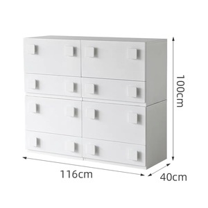 El gabinete modular moderno del cajón puede liberar la combinación Unidad de almacenamiento multifuncional del hogar Organización del Gabinete de almacenamiento - Product Image 6