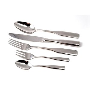 Juego de Cubiertos de acero inoxidable, juego de cubiertos ideal para cocina, Hotel, uso doméstico, juego de cubiertos chapados en Color plateado, mango de Metal - Product Image 3