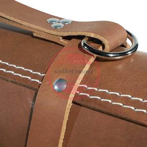 Sac à rouleau de couteau de chef en cuir durable de qualité supérieure sac à outils de couteau en cuir personnalisé - Product Image 2