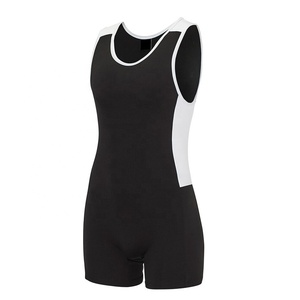 95% polyester 5% spandex fabric wholesale men custom sublimation printing wrestling singlet - Product Image 2