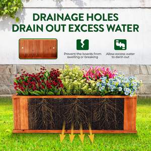 Jardinera de Madera de Pino de Vietnam, Ecológica y de Alta Calidad para Flores/Plantas Verdes - Product Image 4