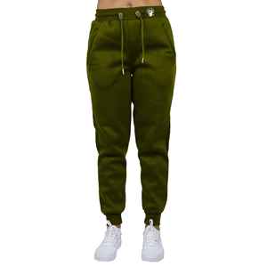 Pantalones de chándal atléticos de Invierno para mujer, pantalones deportivos con bolsillo lateral suelto, pantalones delanteros planos, venta al por mayor, pantalones para correr - Product Image 1