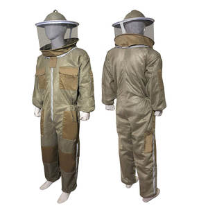 Traje de apicultura resistente y cómodo con guantes para una seguridad total durante el trabajo de apicultura - Product Image 1