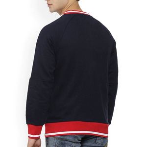 Veste universitaire coupe moderne pour hommes personnalisé OEM Streetwear Bomber Blouson de haute qualité en coton mélangé - Product Image 2