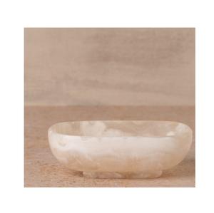 Elegante cuenco de resina para servir hecho a mano pulido brillante brillo ecológico ligero Uso de fiesta elegante diseño artístico para Cocina - Product Image 4