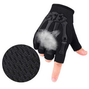 Venta al por mayor medio dedo ciclismo Motor bicicleta ciclo motocicleta guantes impermeables Karting guantes Motocross motociclismo guantes - Product Image 3