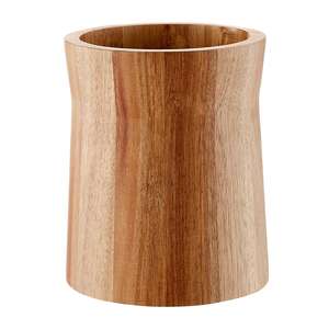 Soporte de cuchara de madera Accesorios para herramientas Reposapiés para cocinar Acacia Natural 4 agujeros Ranuras Corazón Cocina y restaurantes - Product Image 4