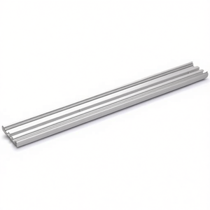 Levolan 60/120 GEZE Wall-Mounted <b>Metal</b> <b>Frames</b> Aluminum & Stainless Steel Look 2050mm Length - Product Image 3