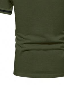 เสื้อโปโลผู้ชายกันริ้วรอย คุณภาพพรีเมียม สวมใส่สบาย ขายดี ดีไซน์ใหม่ล่าสุด เสื้อโปโลขายดี พร้อมโลโก้/สีตามสั่ง - Product Image 6