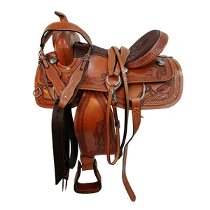 Meilleures ventes de selles de course de chevaux en cuir de vachette de qualité supérieure | Vente en gros de selles de course de chevaux personnalisées de haute qualité - Product Image 4