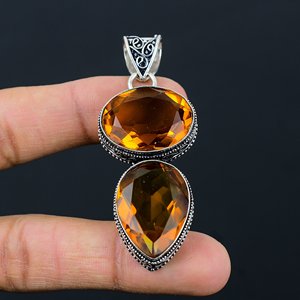 925 Silver <b>Statement</b> <b>Necklace</b> for Engagement Wedding & Party-Unisex - Product Image 4