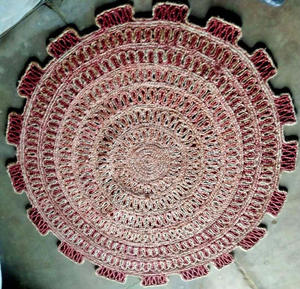 Nueva colección de alfombras trenzadas de fibra de yute natural 100% hechas a mano, alfombrillas y alfombras coloridas, juegos de alfombras y alfombras al por mayor - Product Image 6