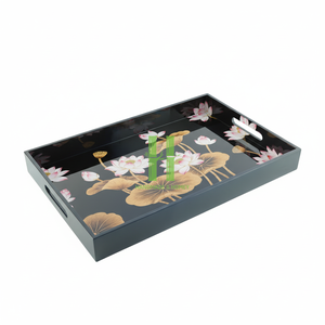 Bandeja de Lacado de Buena Calidad, Precio Directo de Fábrica, Acabado de Alta Calidad OEM, Bandejas de Bar de Laca Mate y Brillante de Vietnam - Product Image 2