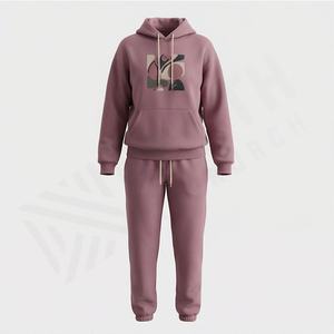 Conjunto Deportivo Unisex de Alta Calidad con Logotipo Bordado, Sudadera con Capucha y Pantalones Deportivos de Forro Polar para Invierno y Primavera, Talla Grande XXL - Product Image 1