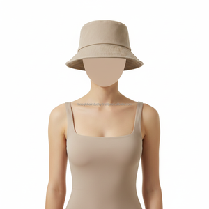 Chapeau Bob Uni Kaki, Chapeau de Soleil, Casquette de Pêcheur Vierge en Toile de Coton - Product Image 3