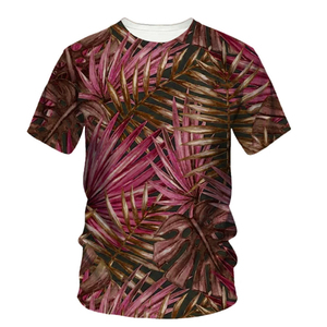 เสื้อยืดผู้ชายแฟชั่นใหม่ผ้าใยไผ่พิมพ์ลาย3D เสื้อสลิมฟิตแขนสั้นปรับแต่งโลโก้ได้ - Product Image 5