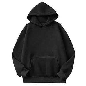 Sweatshirts à capuche unisexes en coton 100% de haute qualité, pulls streetwear épais brodés personnalisables - Product Image 2