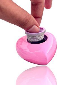 Urnas para cenizas humanas Recuerdo Cremación de latón macizo para mujeres y mujeres con diseño en forma de corazón rosa y caja de terciopelo (rojo) - Product Image 4