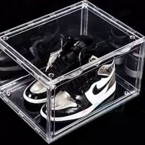 <b>Shoes</b> Drop Front Stackable Clear Acrylic <b>Shoe</b> Storage <b>Box</b> Plastic Transparent <b>Shoe</b> <b>Box</b> Packaging Storage Container Organizer - Product Image 4