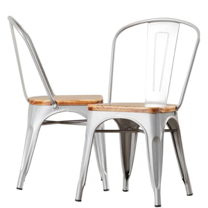 Sillas de comedor de material inoxidable sin brazos de diseño japonés, la mejor calidad para el hogar, Hotel, restaurante, estilo moderno para jardín, uso al aire libre - Product Image 3