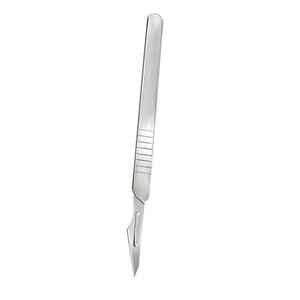 Manche de scalpel chirurgical dentaire en acier inoxydable de haute qualité couteau rond à micro-lames de qualité à vendre Source d'alimentation manuelle - Product Image 3