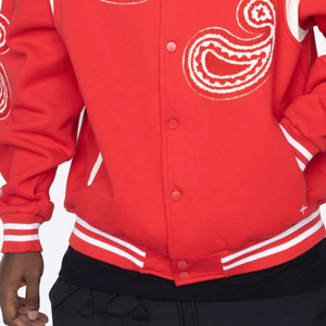 Dernières vestes Letterman pour hommes Veste de baseball Letterman College pour garçons avec manches en cuir de vache - Product Image 6