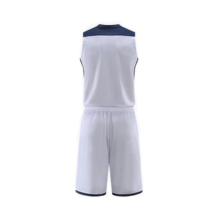 Hot Free Design Sublimación personalizada Ropa de baloncesto reversible Poliéster de secado rápido Nombre personalizado Uniforme de baloncesto en blanco Conjunto de hombres - Product Image 3