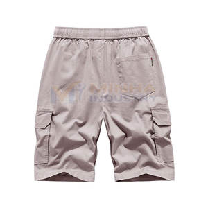 Shorts cargo pour hommes en coton léger, respirant, coupe ample, best-seller - Product Image 2