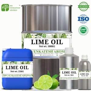 Huile essentielle de peau de citron vert pur, qualité supérieure, première pression à froid, prix de gros, fabricant indien leader - Product Image 2