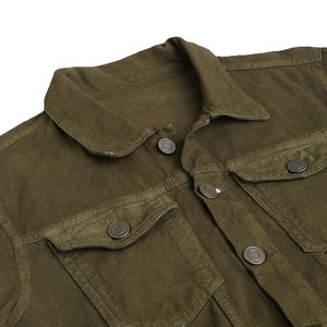 Vestes en jean pour hommes les plus vendues, nouveau modèle, douces et confortables, avec col montant, 100% coton pour l'hiver, prix personnalisé, logo privé - Product Image 6