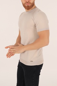 Men's New Short Sleeve T-Shirt Best Design and Newest Style Solid Pattern Casual Plus Size T-Shirt - Product Image 4
