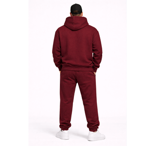 ชุดวอร์มกีฬาฤดูหนาวแบบสั่งทำพิเศษสำหรับผู้ชาย ผ้าเนื้อนุ่ม ระบายอากาศได้ดี เนื้อผ้าหนา เหมาะสำหรับออกกำลังกาย ใส่ลำลองในเมือง แฟชั่นทันสมัย - Product Image 2