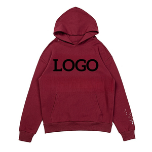 เสื้อฮู้ดผู้ชายแบบมีสไตล์ทำจากวัสดุมีขนาดและโลโก้ตามสั่ง - Product Image 1