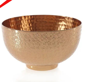 Cuenco de aluminio de la porción de la comida del metal acabado de oro elegante para el hotel y el restaurante - Product Image 5