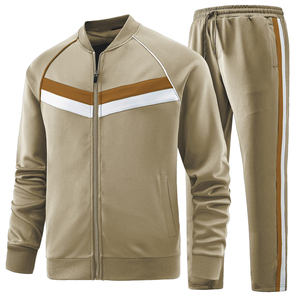 Chándal Deportivo Personalizado para Hombre, Corte Ajustado, Cremallera Completa, Traje Deportivo para Hombre, 100% de Alta Calidad - Product Image 1