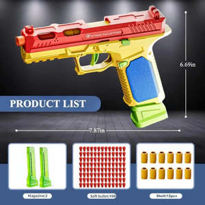 For <b>Lego</b> Electronic Toy Pistolet Billes ABS Plastic Soft Material Battery Powered Shooting Function - Product Image 4