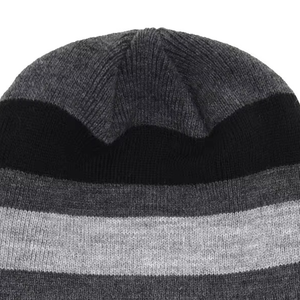 หมวกบีนนี่ผู้ชายคุณภาพสูง แบบพับขอบ สำหรับผู้ใหญ่ ขายดี ลาย jacquard ราคาถูก ระบายอากาศได้ดี พร้อมโลโก้/ลายแบบกำหนดเอง - Product Image 3