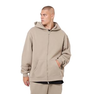 Suministro directo de fábrica Muestra gratis Sudaderas con capucha para hombres Fabricación paquistaní Streetwear 100% Algodón Drop Shoulder Men Hoodie - Product Image 1