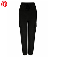 Pantalons décontractés pour femmes à taille ajustable, coupe slim, bas avec poches, style tendance, nouveaux pantalons et pantalons pour femmes