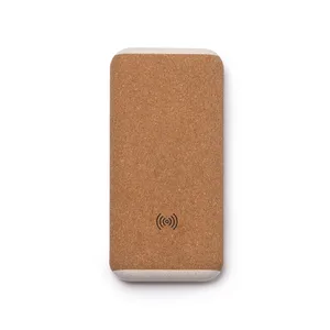 Power Bank Promozionale Sostenibile in Sughero Abar, Merchandising Ecologico - Product Image 4