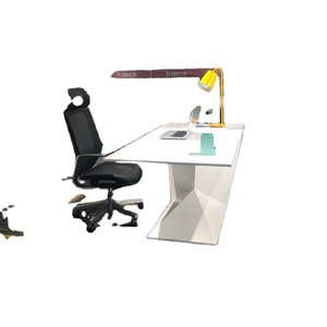 Modern Luxury Wooden Executive <b>Desk</b> High End Boss Manager Laptop Computer Table Commercial Office Furniture - Product Image 3