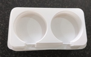 Bandejas de embalaje de plástico PVC ecológicas blancas para almacenamiento - Product Image 4