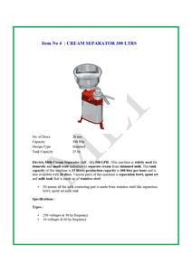 Factory Direct Electric Stainless Steel Butter Churn New Condition Automatic <b>Milk</b> Cream Separator Machine for Food Industry Farm - Product Image 3