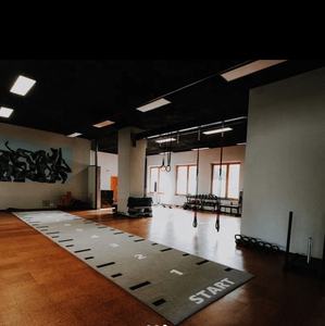 Kısa Piled güçlü Fiber yapay çim avrupa'da CrossFit ve Fitness eğitimi güzel 24/7 butik spor için yapılan - Product Image 3