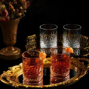 2024 Acryl Pc Plastic Bierglazen Transparant Acryl Achthoekige Kopjes Waterglazen Whiskyglazen Wijnbar Pc Cups Groothandel