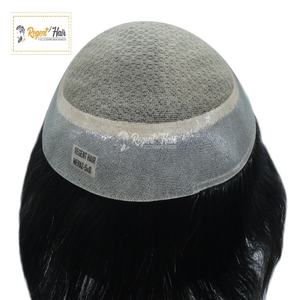 Venta al por mayor REGENT Miraz hombres tupé Super calidad atado a mano trama Remy pelo onda Natural recto onda de agua disponible Stock - Product Image 4