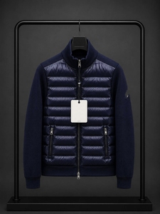 Blouson matelassé hybride de luxe pour homme – Manteau bomber d'hiver thermique premium à col montant, fermeture éclair intégrale, décontracté, coupe-vent et chaud pour l'extérieur - Product Image 3